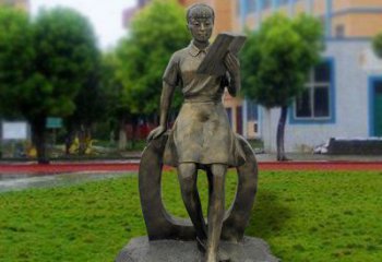 庭院讀書雕塑 城市仿真雕塑 學校小品