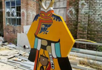 戶外皮影雕塑 噴漆雕塑 抽象傳統雕塑