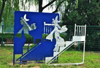 景觀皮影雕塑 仿真傳統雕塑 經典文化雕塑