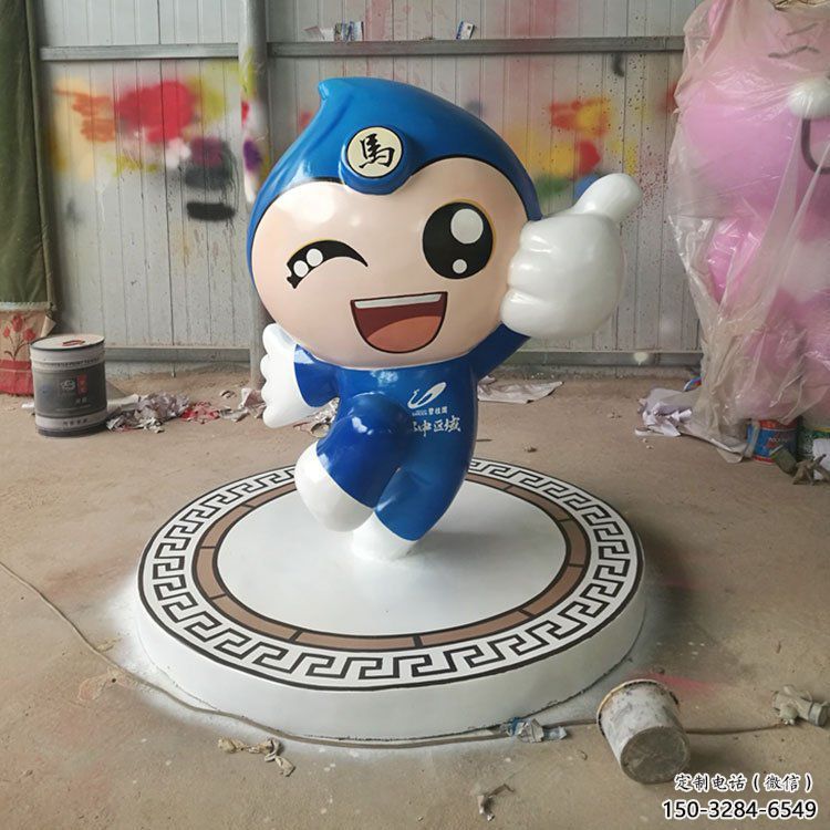 房地產象棋娃娃雕塑 剪影雕塑 鍛造民俗雕塑