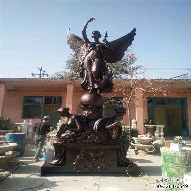 和平女神雕塑 烤漆歐式雕塑 大型歐式雕塑