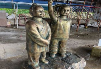 看書雕塑 景觀美陳人物雕塑 現(xiàn)代學(xué)生雕塑