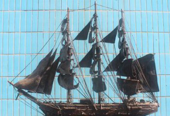 揚帆雕塑 景觀美陳風帆雕塑 噴漆遠航雕塑