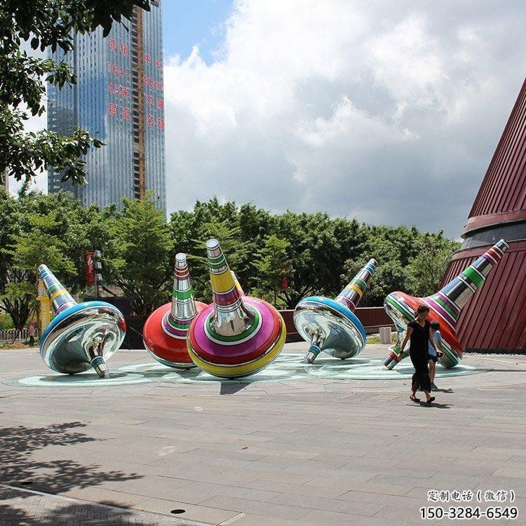 園林陀螺雕塑 大型景觀雕塑 中式地標雕塑