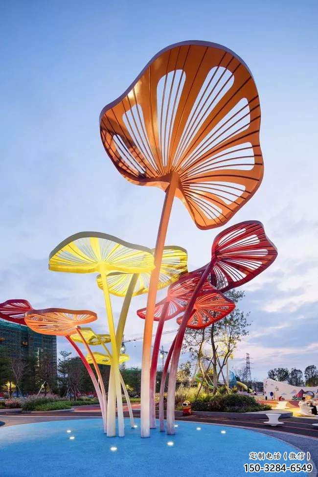 房地產(chǎn)扇子雕塑廠家 現(xiàn)代景觀雕塑 幾何扇形雕塑