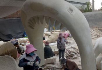 住宅小區大門雕塑 啞光景觀雕塑 公園拱門雕塑