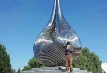 大門口水珠雕塑 發光公園雕塑 仿真雕塑