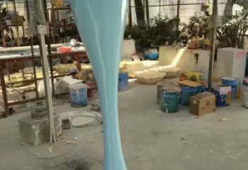 廣場水珠雕塑 抽象淚滴雕塑 烤漆雕塑