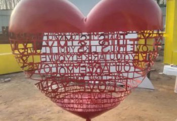 別墅區愛心雕塑 大型別墅區雕塑 剪影雕塑