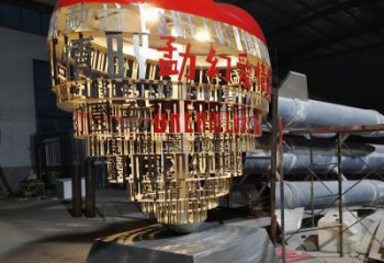 心形雕塑 啞光桃心雕塑 公園愛情雕塑