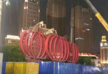 鑄造燈籠雕塑 中式村口雕塑 景觀雕塑