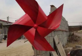 水景風(fēng)車雕塑 彩繪剪紙旋轉(zhuǎn)雕塑 現(xiàn)代旋轉(zhuǎn)雕塑
