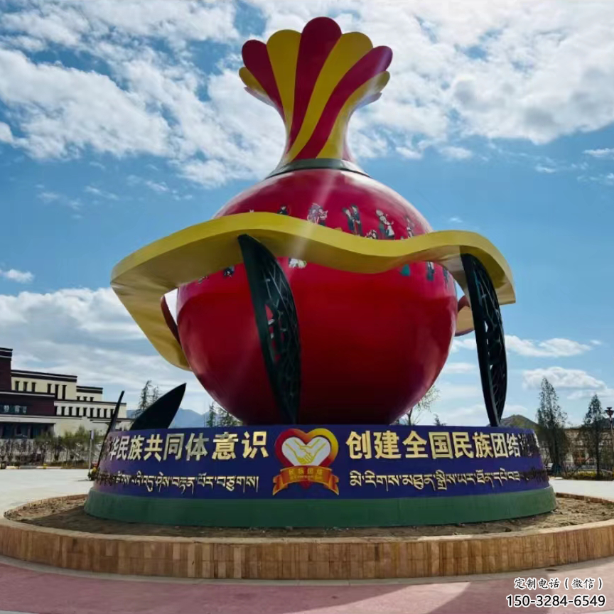 步行街花瓶雕塑 游樂場(chǎng)雕塑 鑄造瓶子雕塑