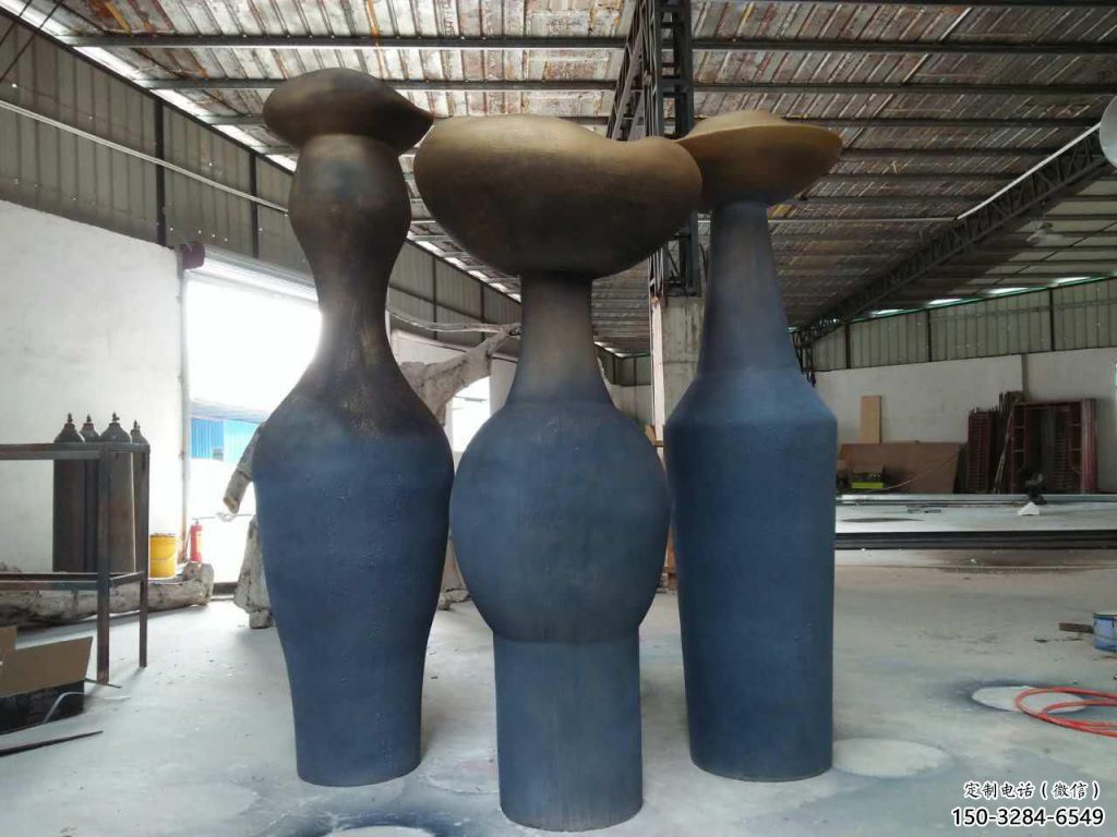 酒店花瓶雕塑 景觀雕塑 現代瓶子雕塑