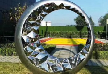 酒店磁鐵雕塑 景觀雕塑 現代u型雕塑