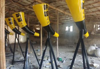 房地產喇叭雕塑 現代景觀雕塑 幾何雕塑