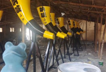 酒店喇叭雕塑 景觀景觀雕塑 現代雕塑