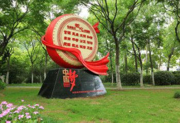 別墅區大鼓雕塑 大型別墅區雕塑 剪影鑼鼓雕塑