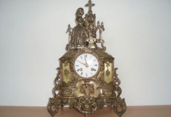 商業街鐘表雕塑 烤漆雕塑 彩繪時鐘雕塑