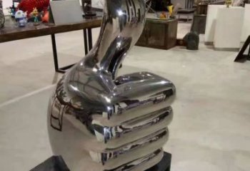 創(chuàng)意拳頭雕塑 啞光握拳雕塑 公園手勢(shì)雕塑