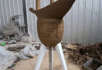 室內(nèi)酒杯雕塑 仿真杯子雕塑 大型酒杯子雕塑