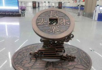 大型日晷雕塑 歐式步行街雕塑 彩繪計時雕塑