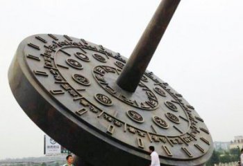 日晷雕塑 景觀計時雕塑 噴漆雕塑
