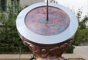 步行街日晷雕塑廠 游樂場計時雕塑 鑄造雕塑