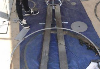 景觀圓規雕塑 仿真景觀雕塑 景觀標識雕塑