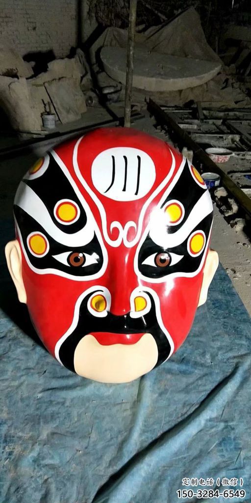 抽象臉譜雕塑 啞光景觀小品 室內(nèi)雕塑