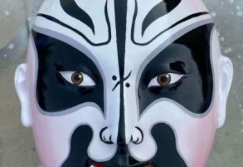 仿真臉譜雕塑 電鍍現(xiàn)代擺件 部隊雕塑