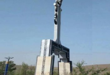 燈光鑰匙雕塑 景觀雕塑 商業街金鑰匙雕塑