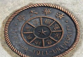 景觀校徽雕塑 剪影浮雕雕塑 商業街景墻雕塑