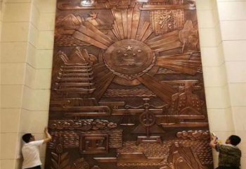 ?；盏袼?異形噴水浮雕雕塑 農村景墻雕塑