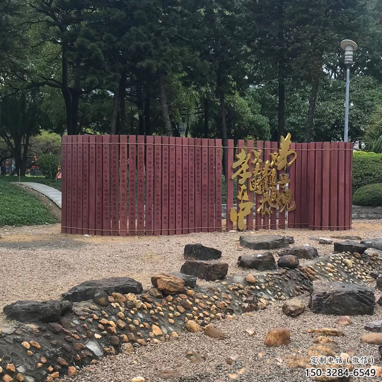 鑄造竹簡雕塑 中式村口書本雕塑 標(biāo)識(shí)標(biāo)識(shí)雕塑