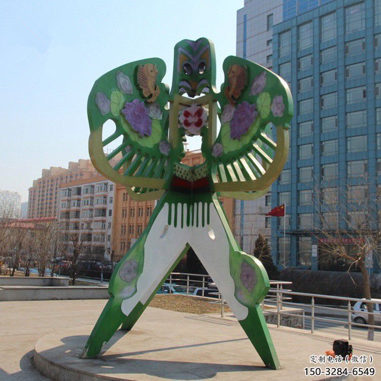 步行街風箏雕塑 游樂場雕塑 鑄造景觀雕塑