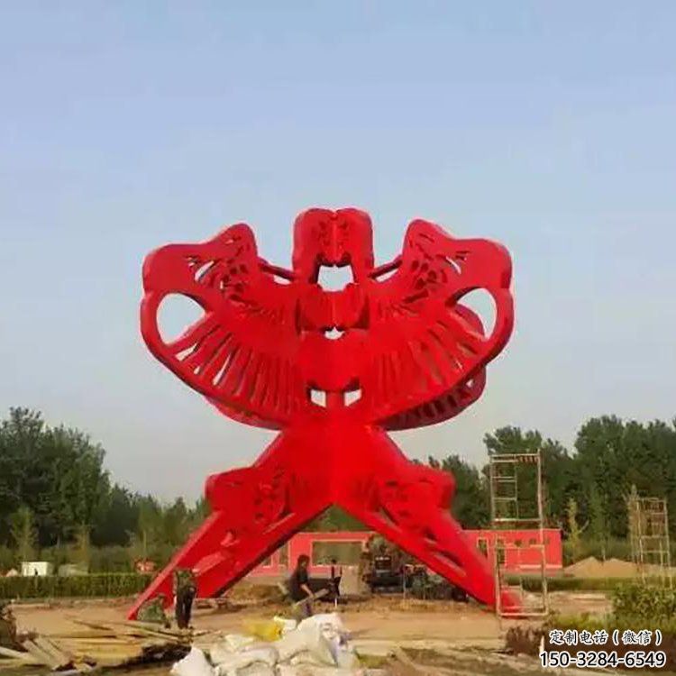 房地產風箏雕塑 現代雕塑 幾何景觀雕塑