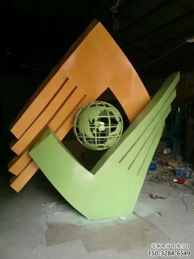 園林握手雕塑 大型雕塑 中式誠(chéng)信雕塑