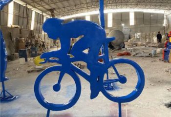 彩繪賽車(chē)雕塑 賽車(chē)人體育雕塑 街頭賽車(chē)人雕塑