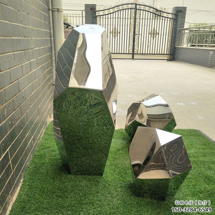 大門口石塊雕塑 發光公園石頭雕塑 仿真景觀石雕塑