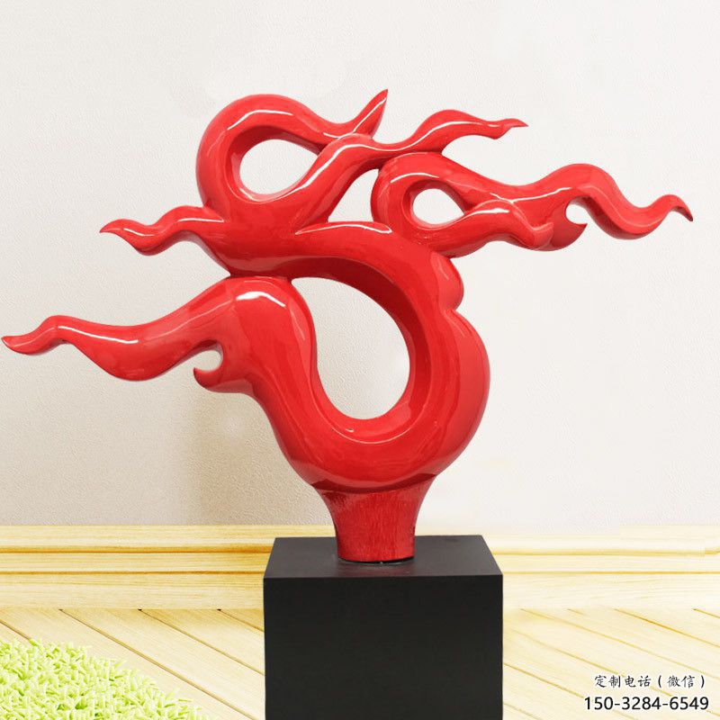 仿古火把雕塑 騰飛星火相傳主題 房地產篝火雕塑