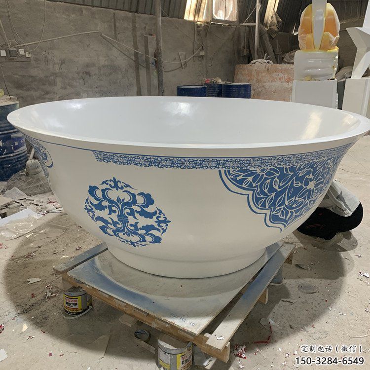 幾何大碗雕塑 發(fā)光公園雕塑 大門(mén)口飯碗雕塑