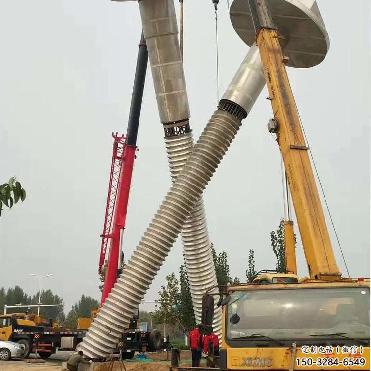 街道螺絲釘雕塑 現代器械雕塑 彩繪工業雕塑