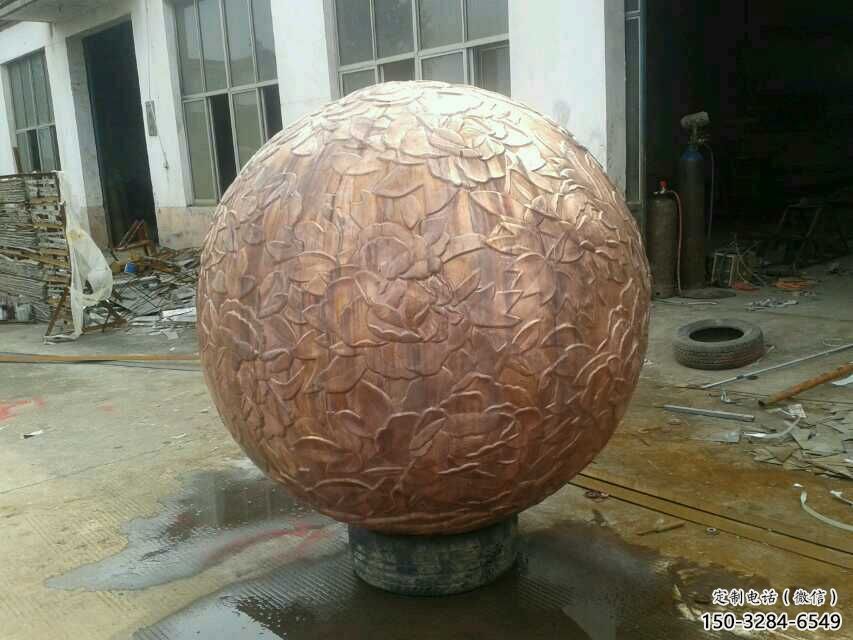 戶外古幣雕塑 噴漆銅幣雕塑 燈光雕塑