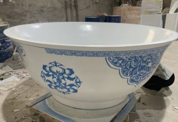 幾何大碗雕塑 發(fā)光公園雕塑 大門口飯碗雕塑