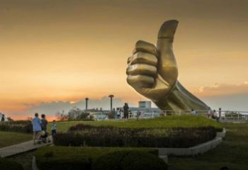 景觀拇指雕塑 剪影大拇指雕塑 商業(yè)街點(diǎn)贊雕塑