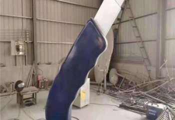 房地產(chǎn)螺絲釘?shù)袼?現(xiàn)代器械雕塑 幾何工業(yè)雕塑