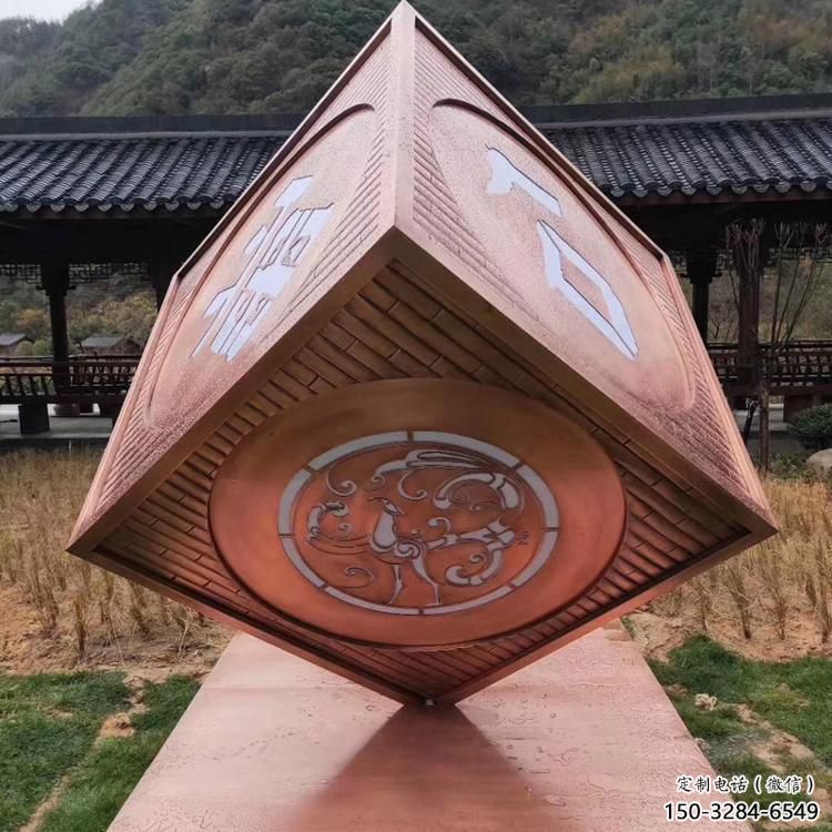 烤漆天平雕塑 鋼管天平秤雕塑 室內公平雕塑