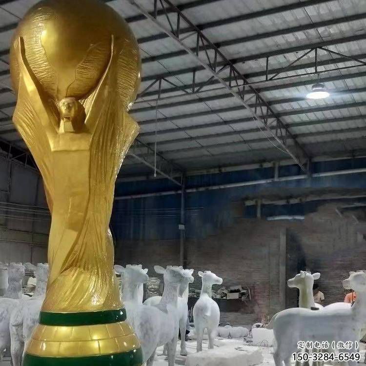 大型獎(jiǎng)杯雕塑 鍛造發(fā)光標(biāo)識(shí)雕塑 房地產(chǎn)紀(jì)念雕塑