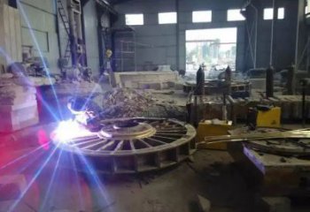 廣場水車雕塑 抽象仿古雕塑 烤漆雕塑